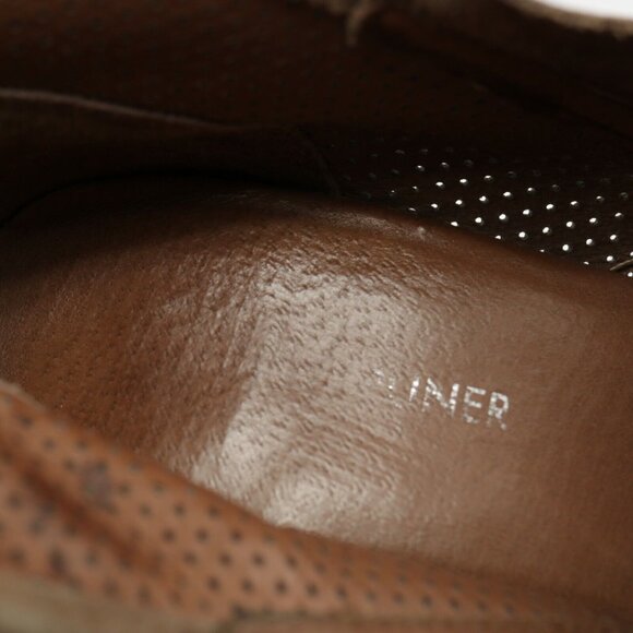 Donald Pliner Womens Boot Size 9.5 Tan Suede Platform Block Heel Bootie Side Zip - Picture 11 of 12